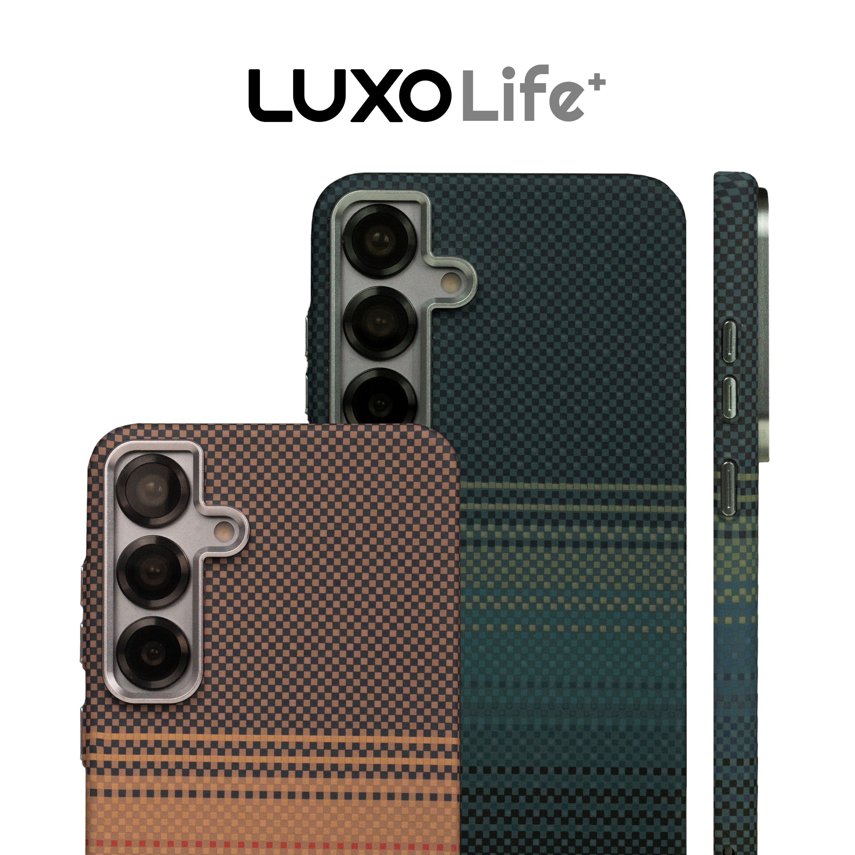 Case Ultra Delgado con Diseño Fibra de Carbono para Galaxy S25 Plus