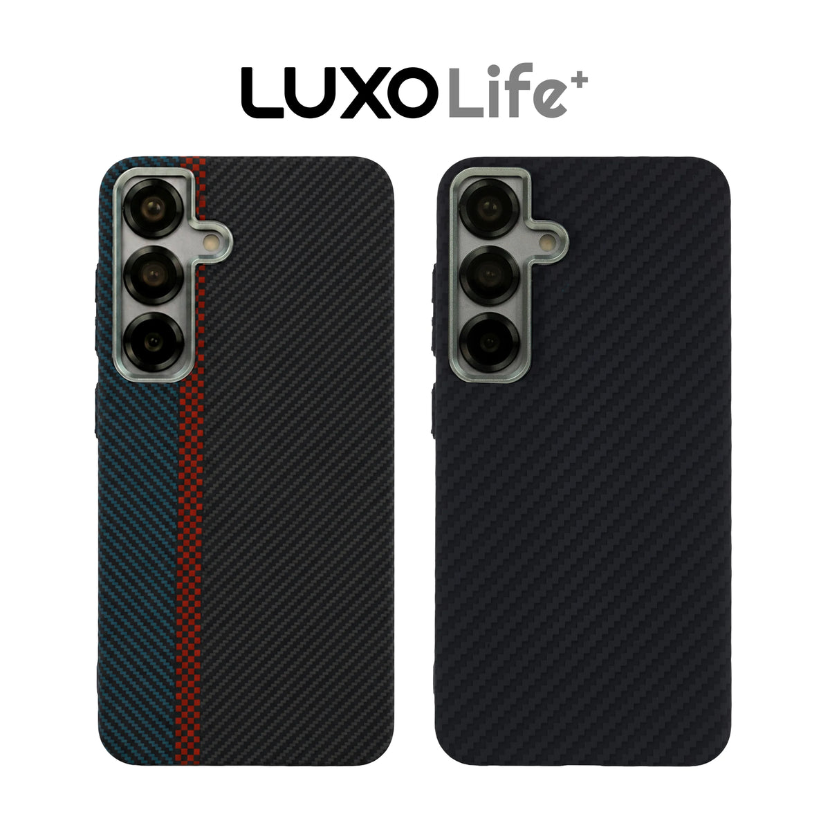 Case Ultra Delgado con Diseño Fibra de Carbono - Galaxy S25 Plus (Negro)
