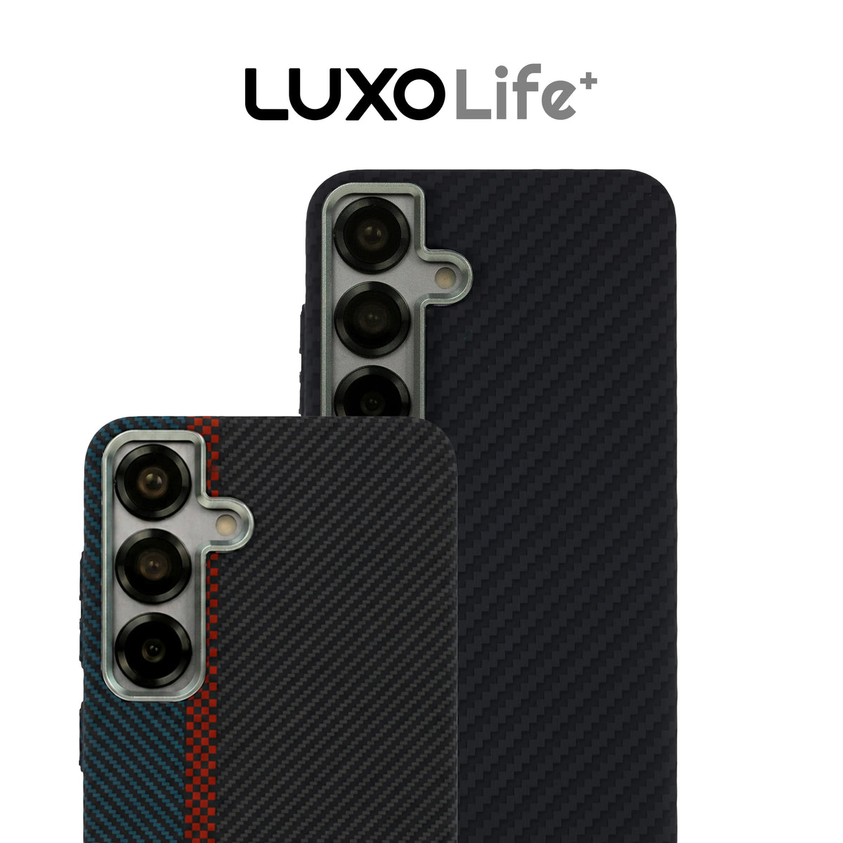 Case Ultra Delgado con Diseño Fibra de Carbono - Galaxy S25 Plus (Negro)