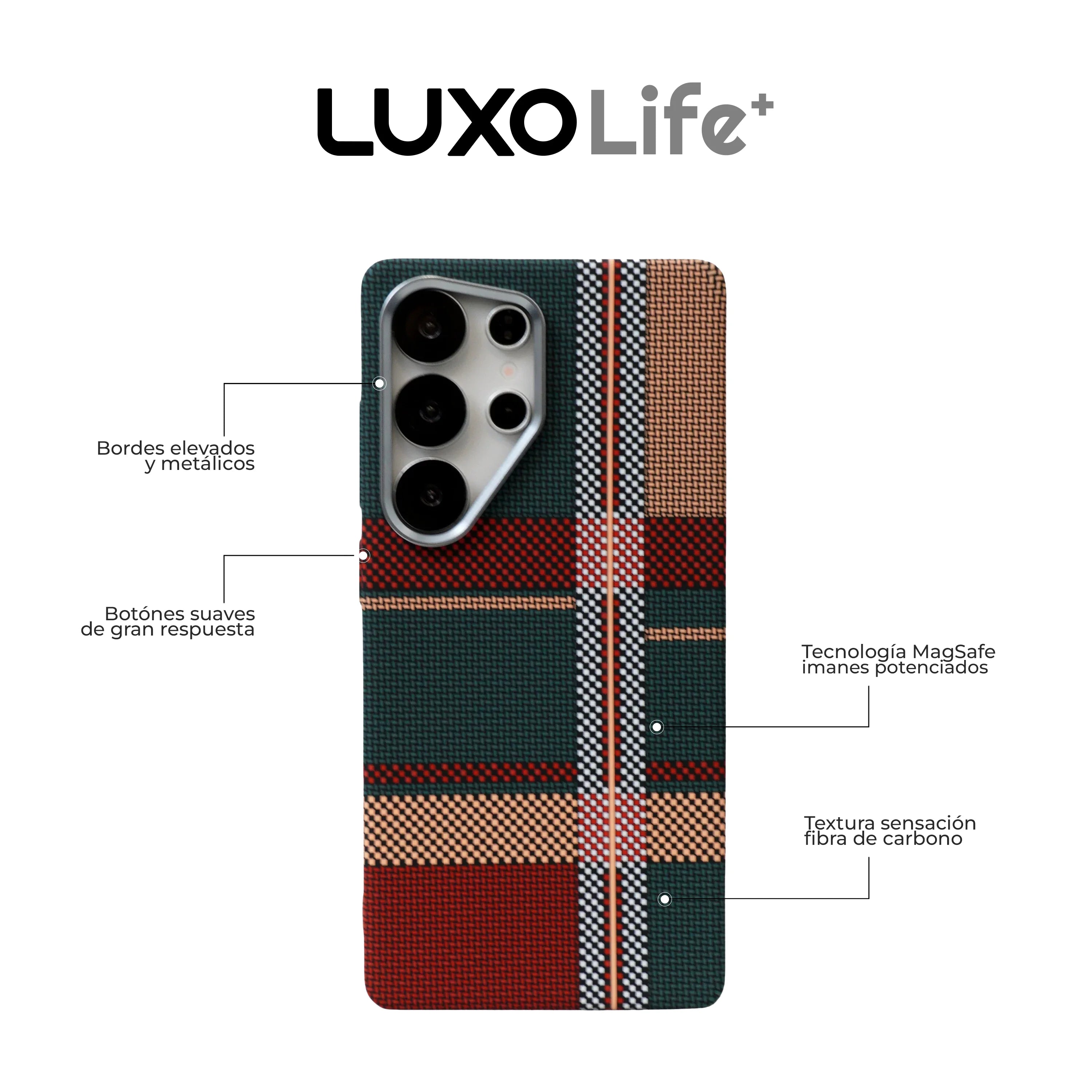 Case Luxo Mosaico - Galaxy S25 Ultra (MagSafe)