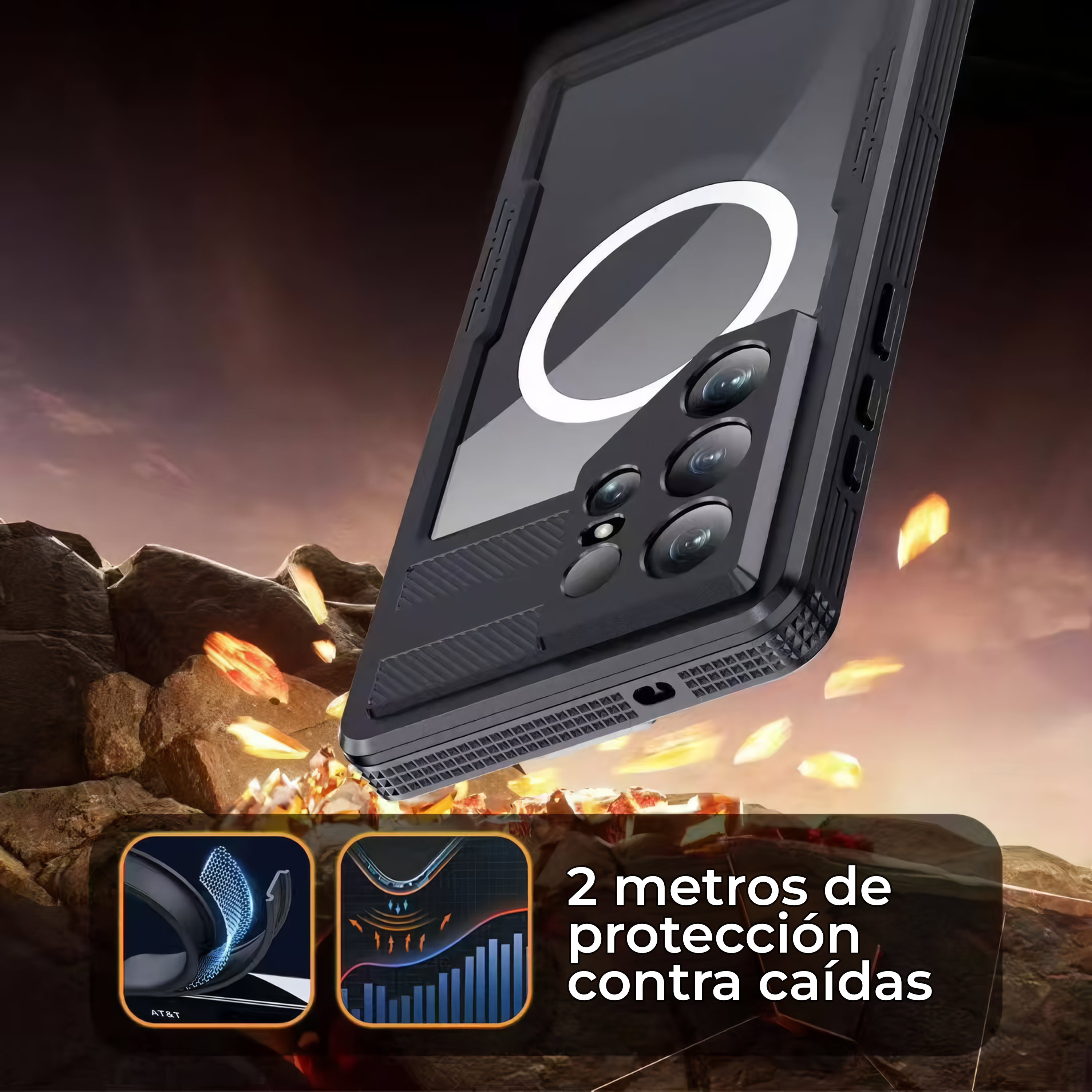 Case Redpepper Acuático IP68 - Galaxy S25 Ultra (con mica)