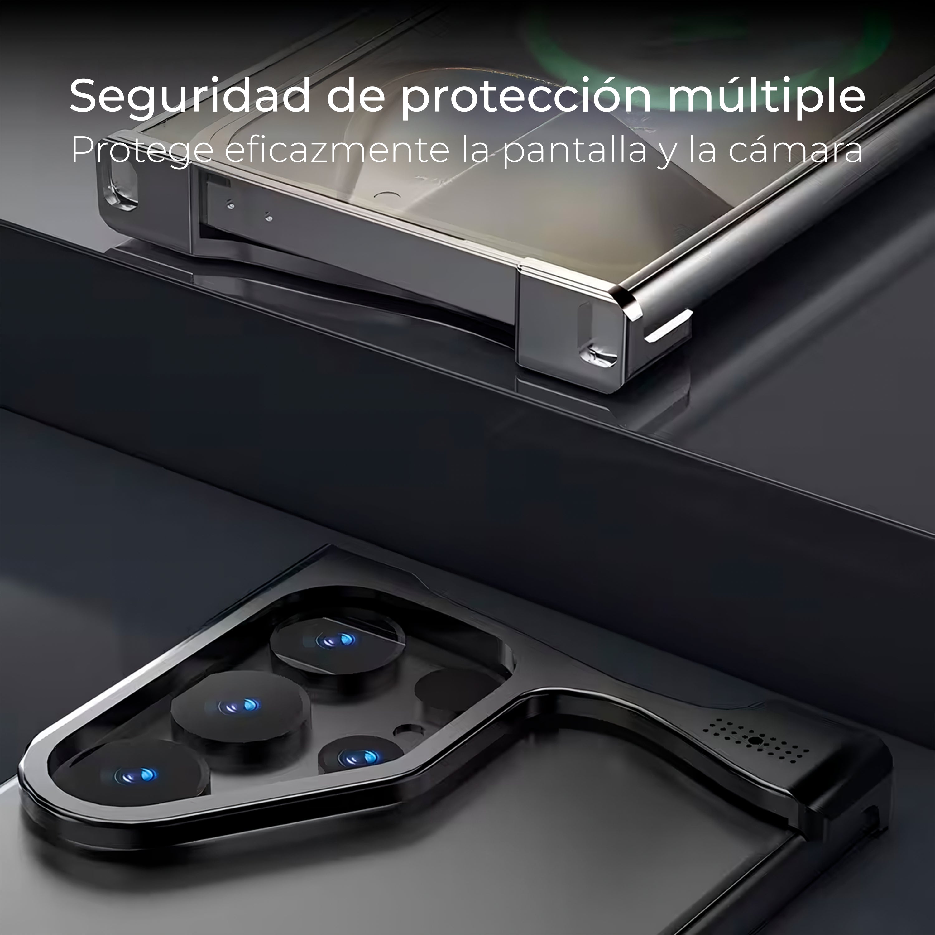 Case Ultra Metal Air  Shock 5.0 + RingZ Stand - Galaxy S25 Ultra