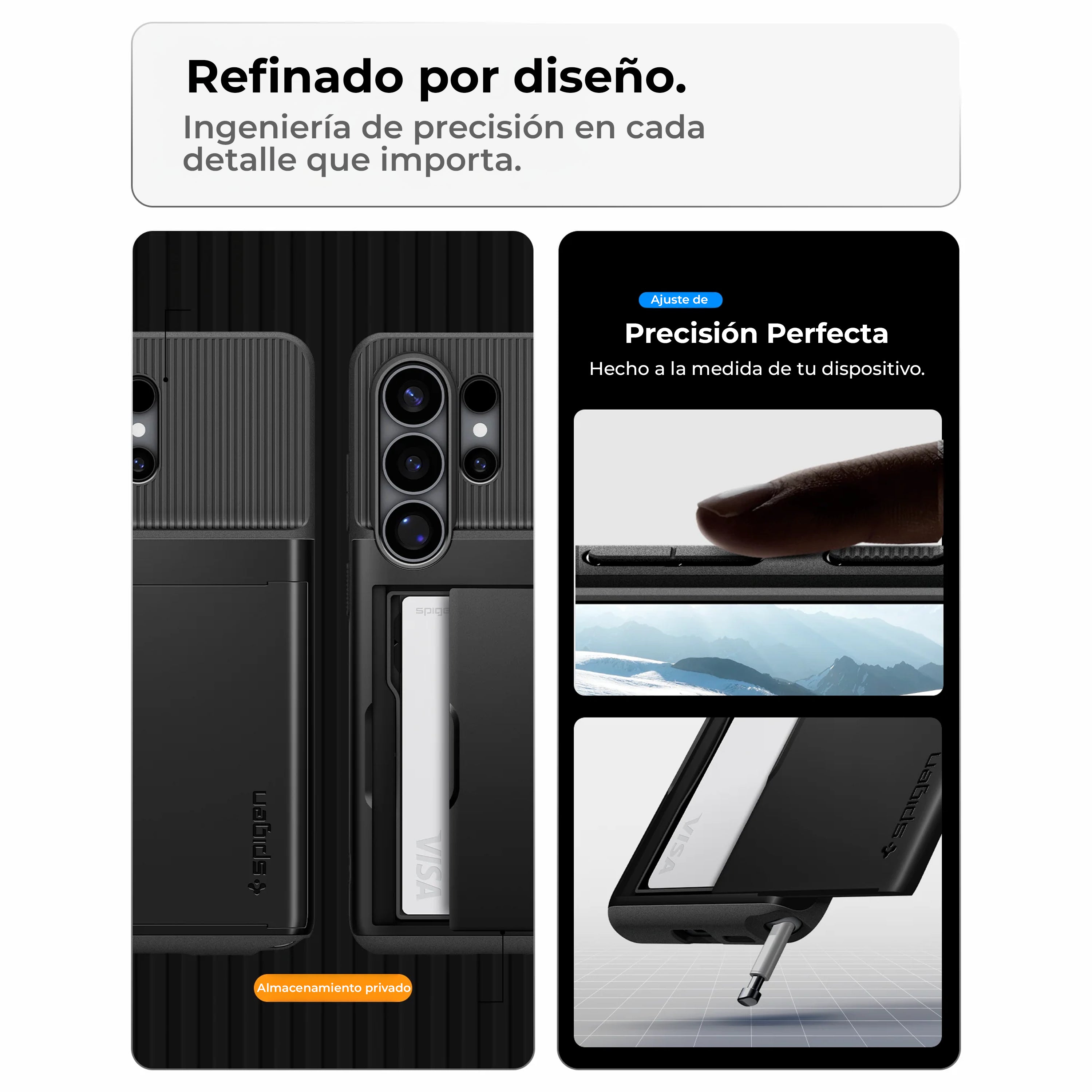 Case Spigen Slim Armor CS - Galaxy S26 Ultra ( Tarjetero)