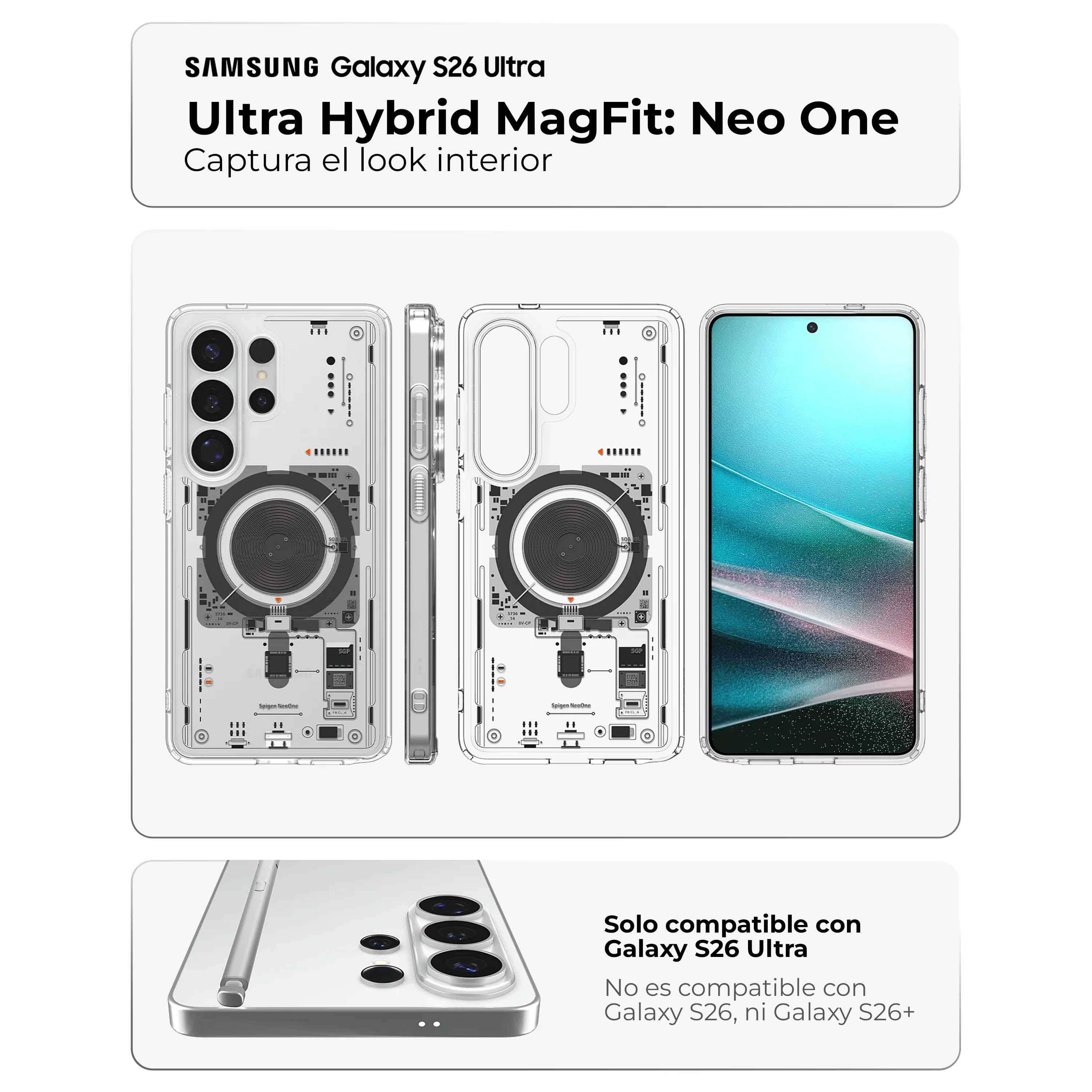 Case Spigen Ultra Hybrid Neo:One - Galaxy S26 Ultra (MagSafe)