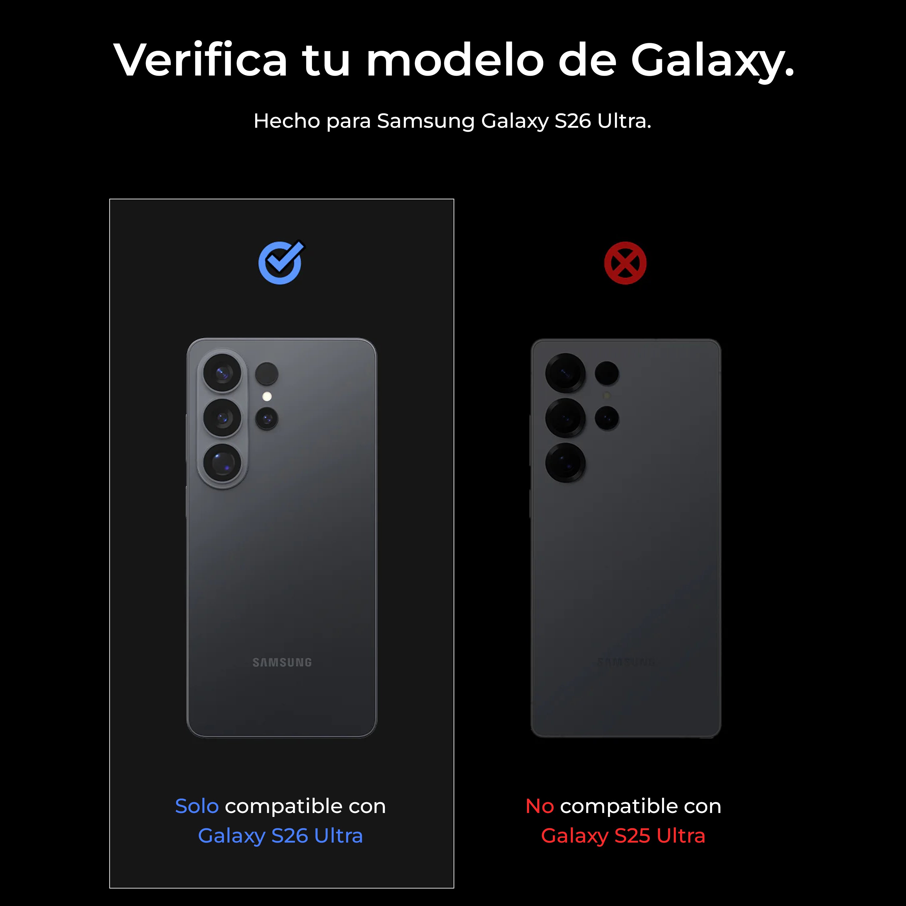 Protector de Cámara Spigen Optik Pro EZ Fit (1 UND.) - Galaxy S26 Ultra