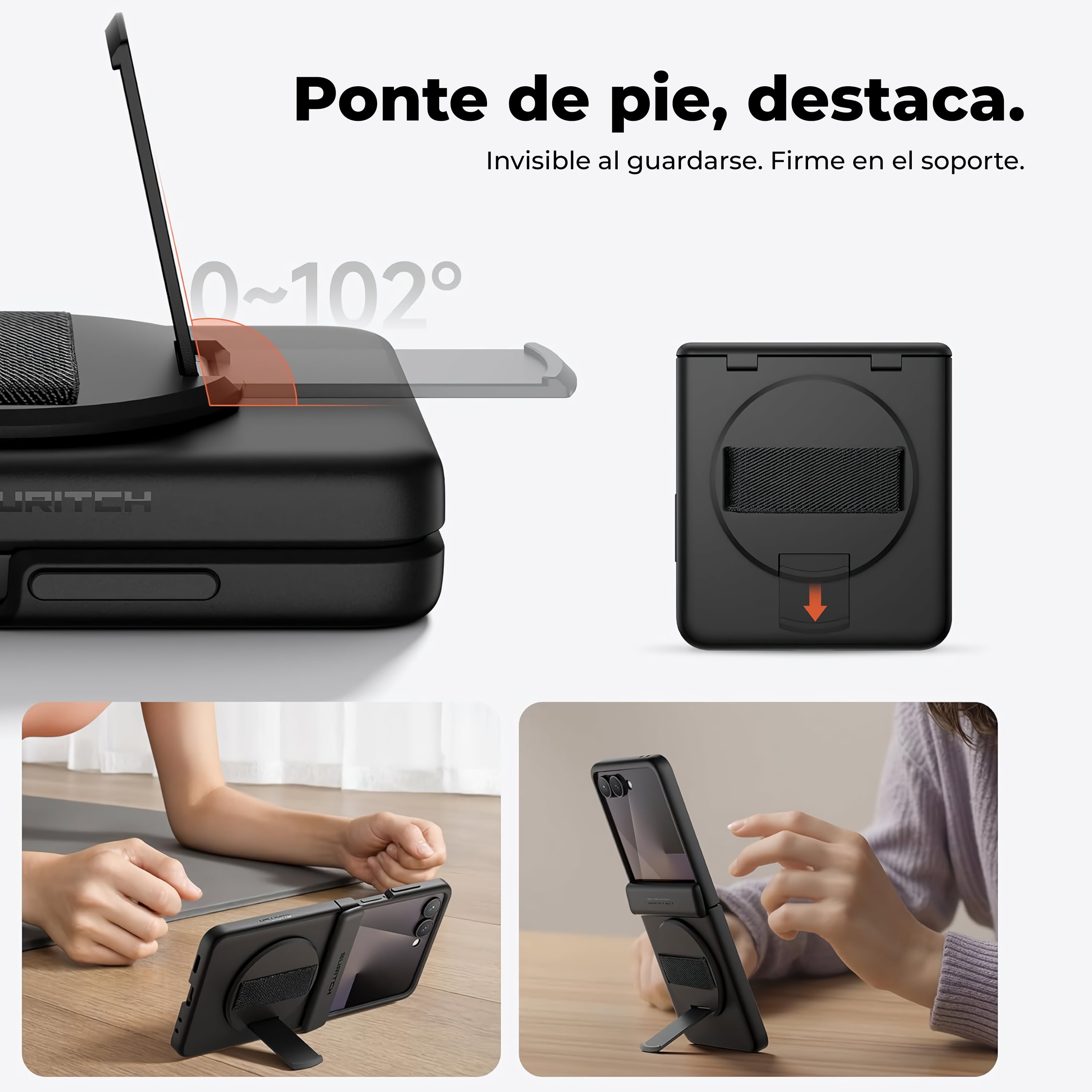 Case Suritch Armor 360° - Galaxy Z Flip 7 (con Mica)