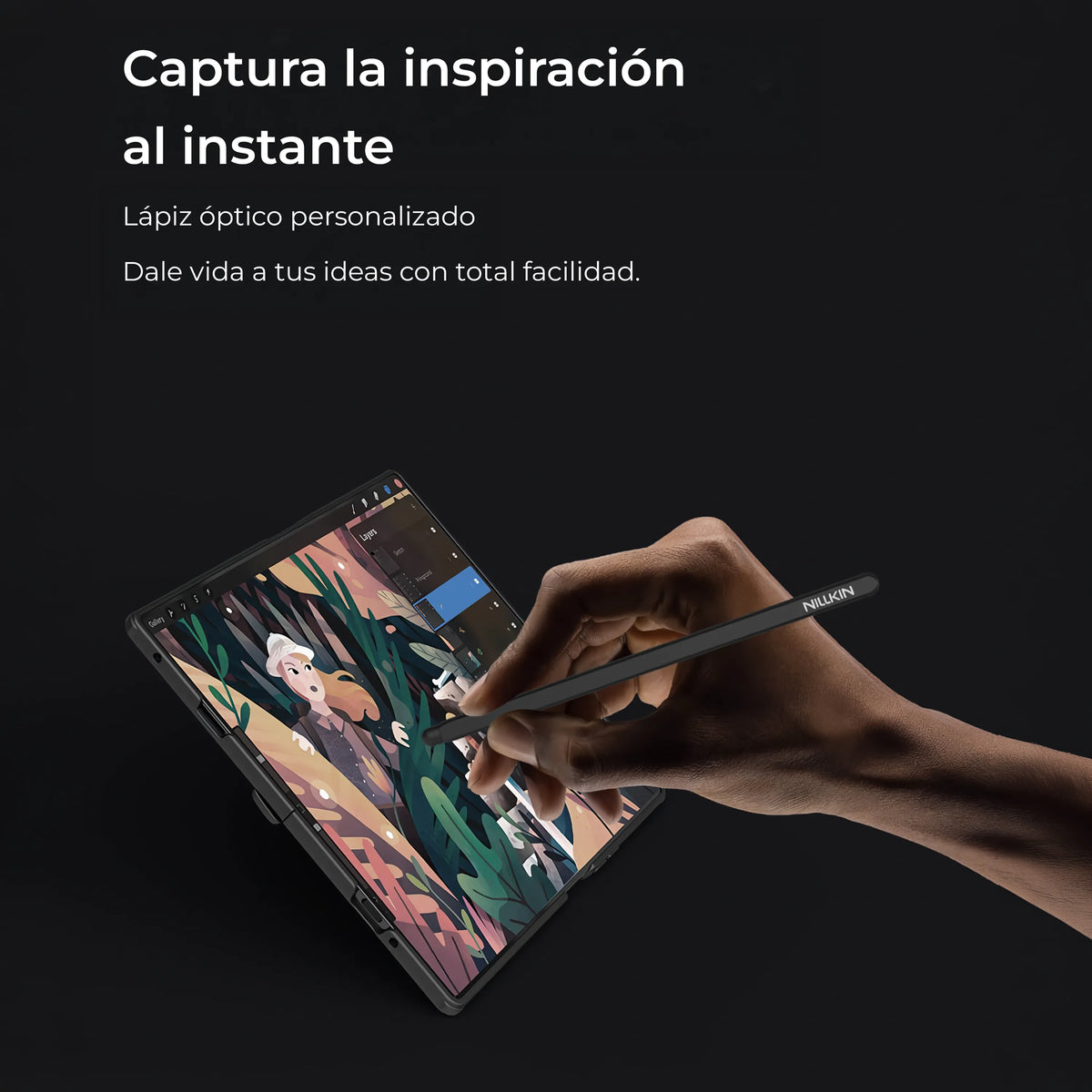 Case Nillkin Lens Guard CamShield Pro - Galaxy Z Fold 8 Ultra ( Incluye Lápiz )(Smoke)