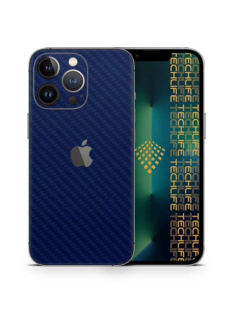 Skin Premium Carbono Azul iPhone 13 Pro