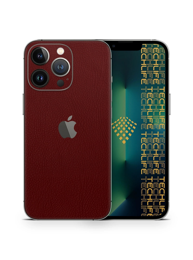 Skin Premium Cuero Merlot iPhone 13 Pro