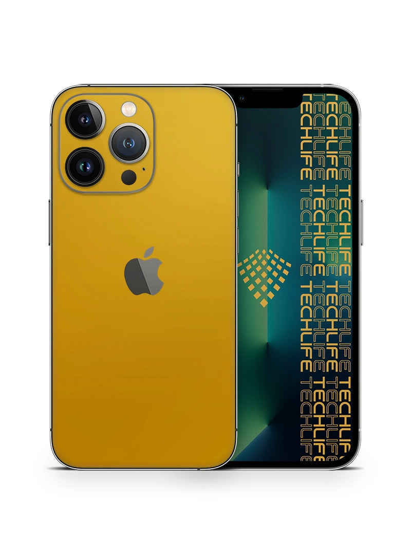 Skin Premium Color Amarillo Brillante iPhone 13 Pro