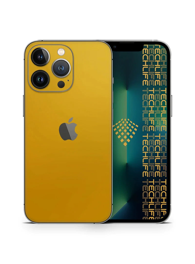 Skin Premium Color Amarillo Brillante iPhone 12 Pro