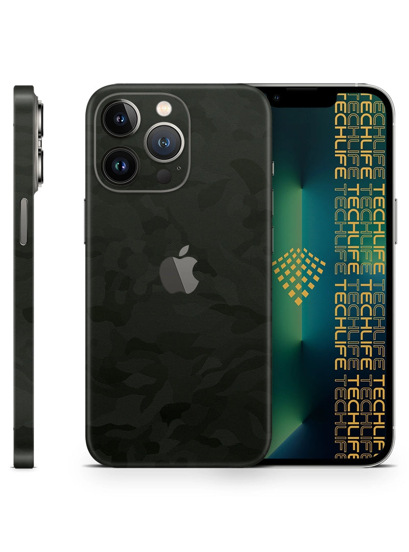 Skin Premium Camuflaje Comando Oscuro iPhone 13 Pro