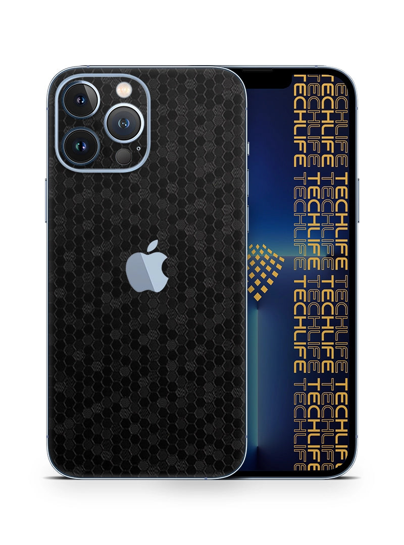 Skin Premium HexaTech Abismo Negro iPhone 13 Pro Max