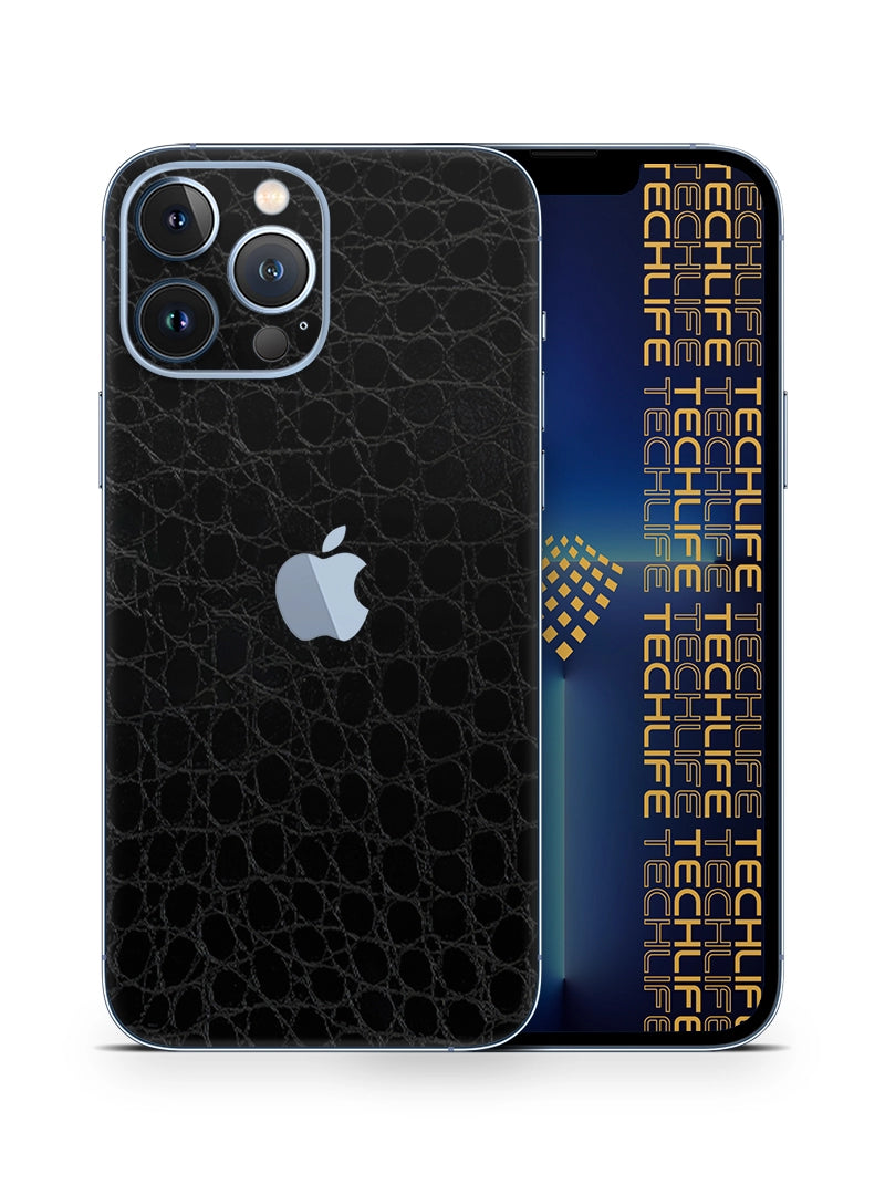 Skin Premium Caiman Negro Original iPhone 13 Pro Max