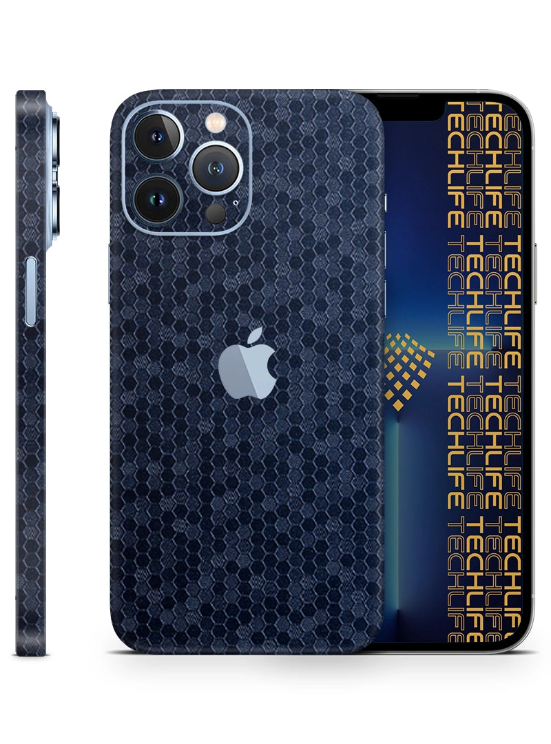 Skin Premium HexaTech Océano Azul iPhone 13 Pro Max