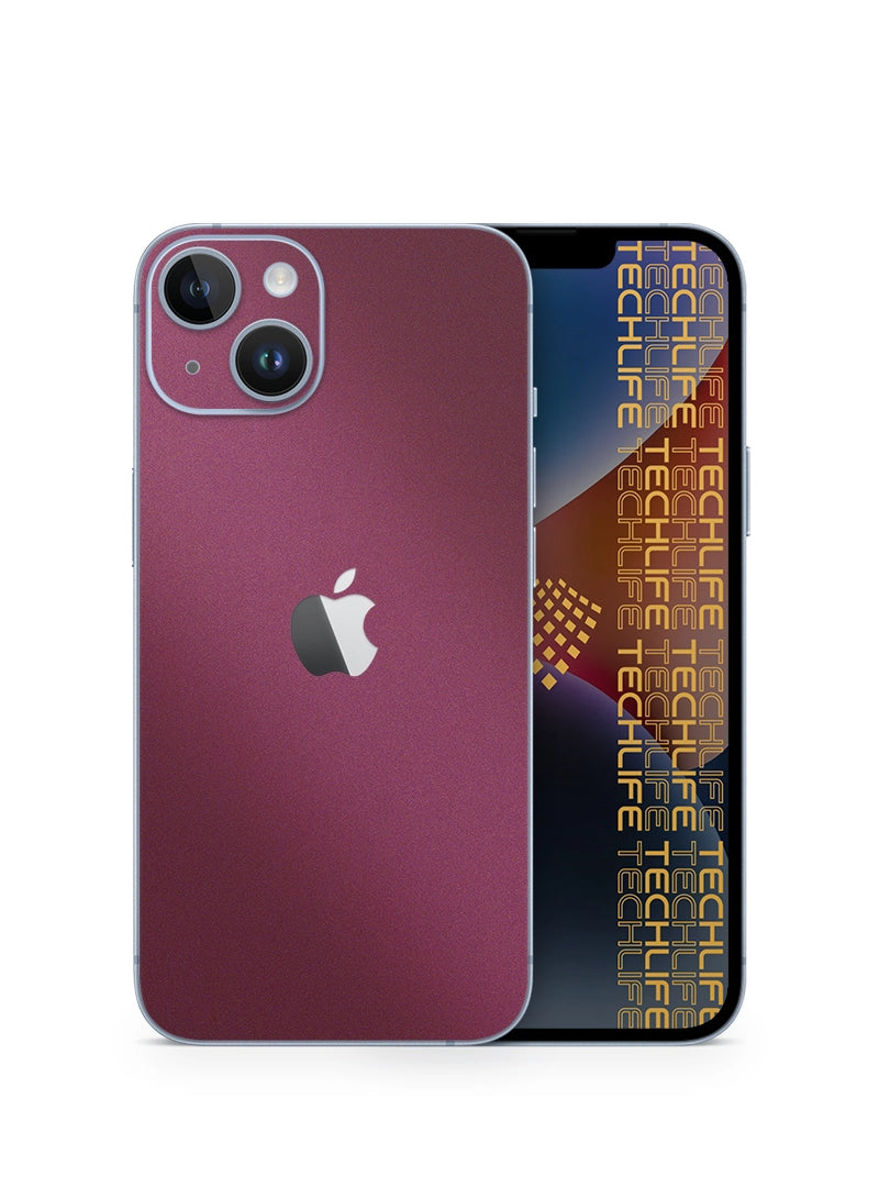 Skin Premium Algodon Guinda iPhone 14