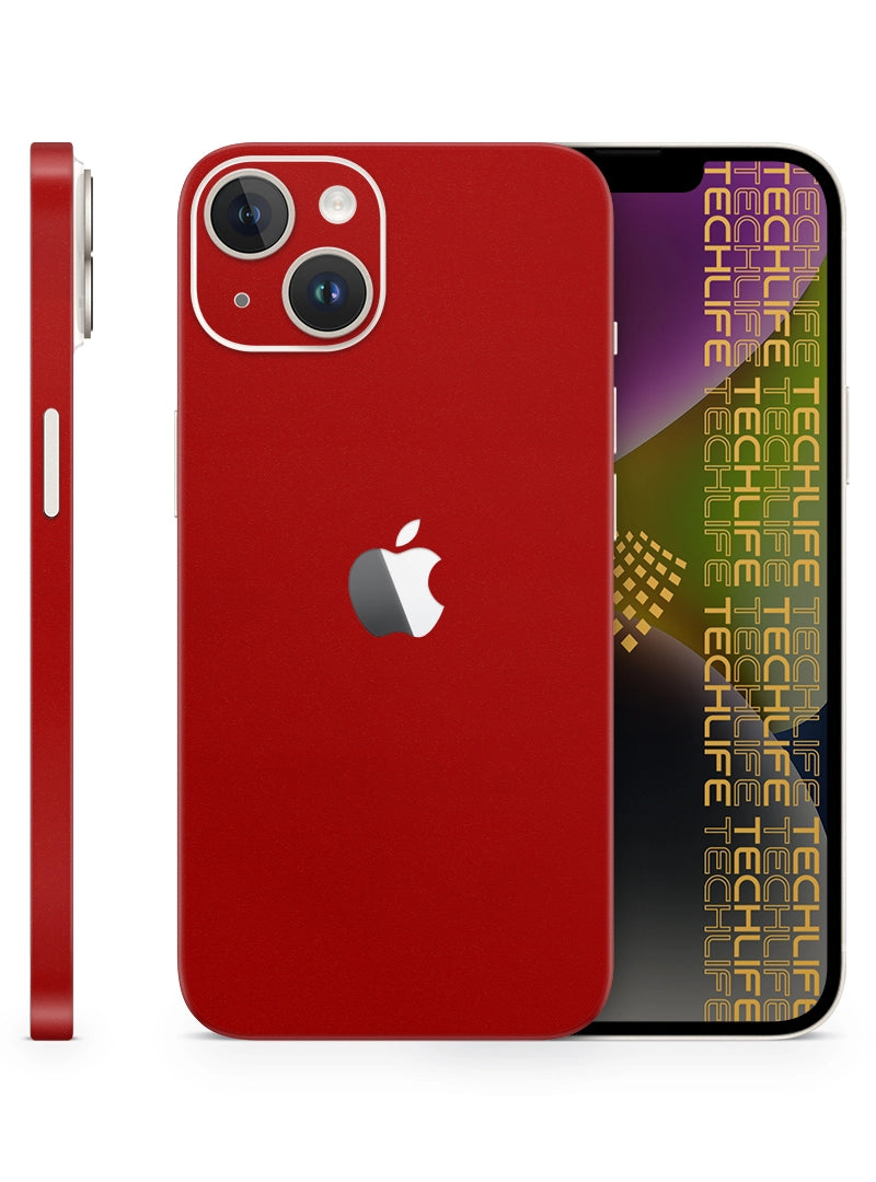 Skin Premium Alcantara Rojo iPhone 15 Plus