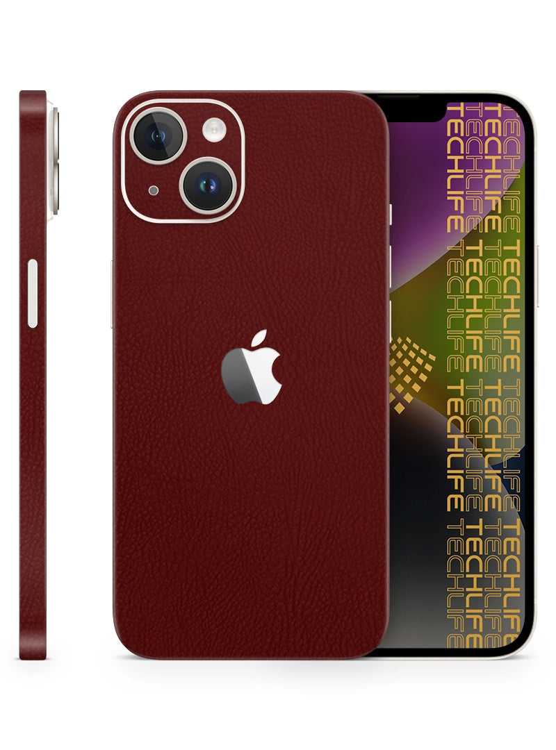 Skin Premium Cuero Merlot iPhone 14 Plus