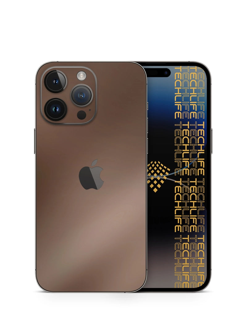 Skin Premium Marrón Majestuoso iPhone 14 Pro