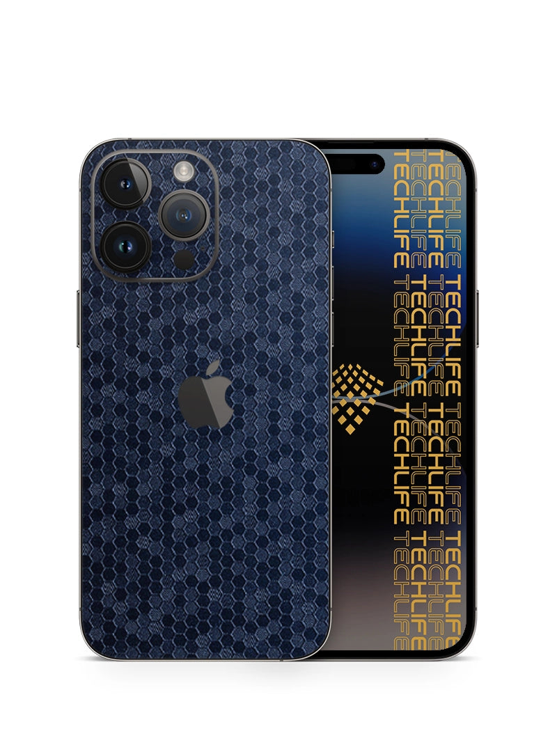 Skin Premium HexaTech Océano Azul iPhone 14 Pro