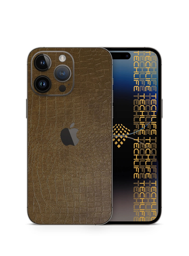 Skin Premium Cuero Reptil Exótico iPhone 14 Pro