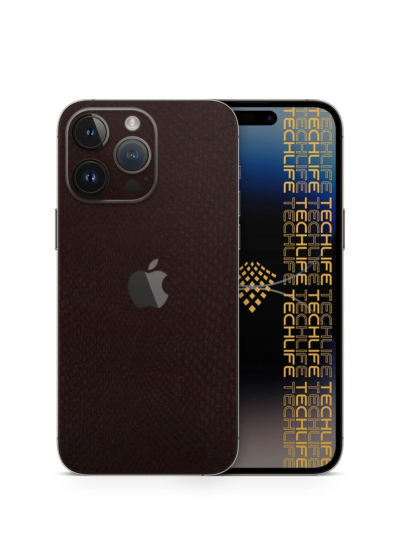 Skin Premium Reptil Café iPhone 14 Pro