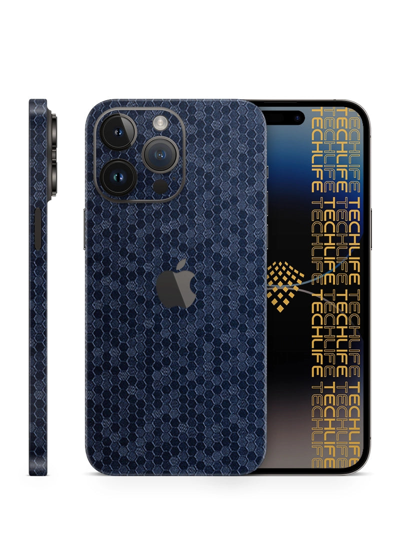 Skin Premium HexaTech Océano Azul iPhone 14 Pro