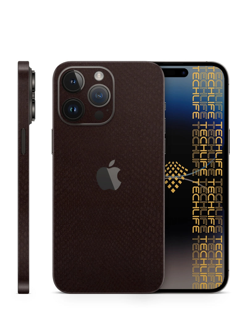 Skin Premium Reptil Café iPhone 14 Pro