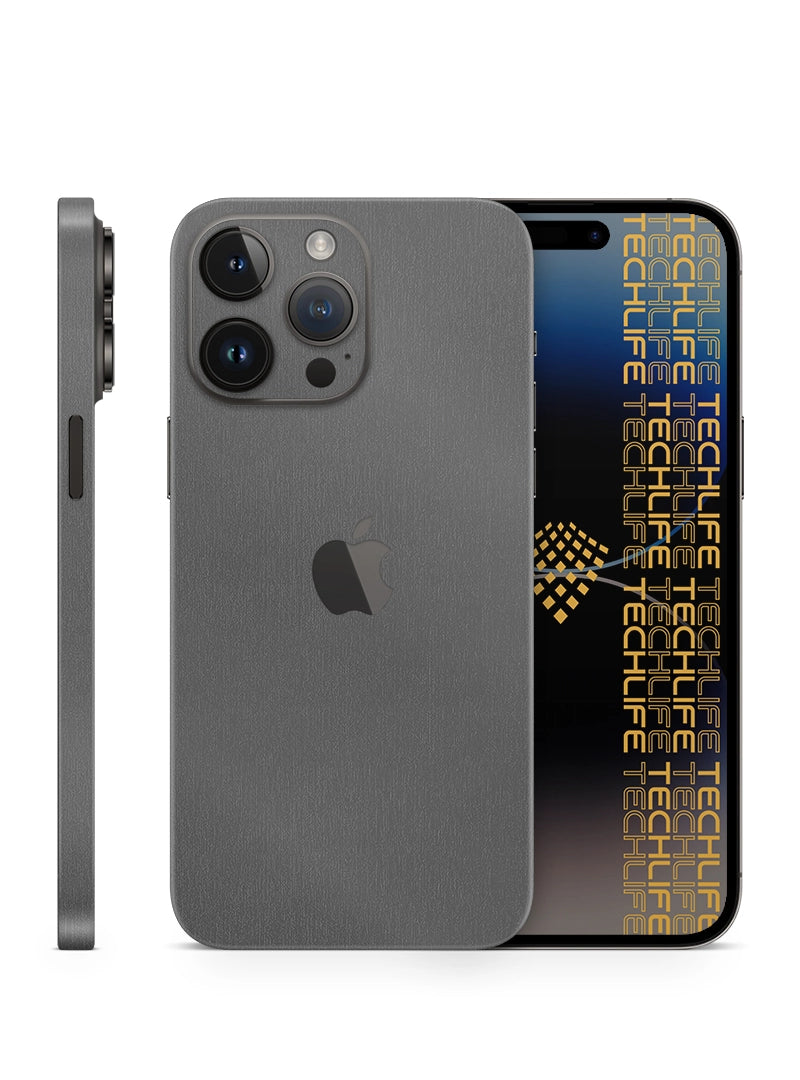 Skin Premium Pluma Gris iPhone 14 Pro