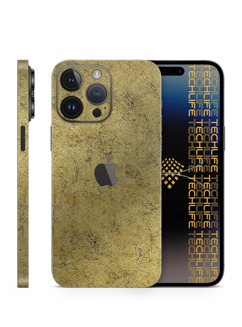 Skin Premium Metal Brass iPhone 14 Pro