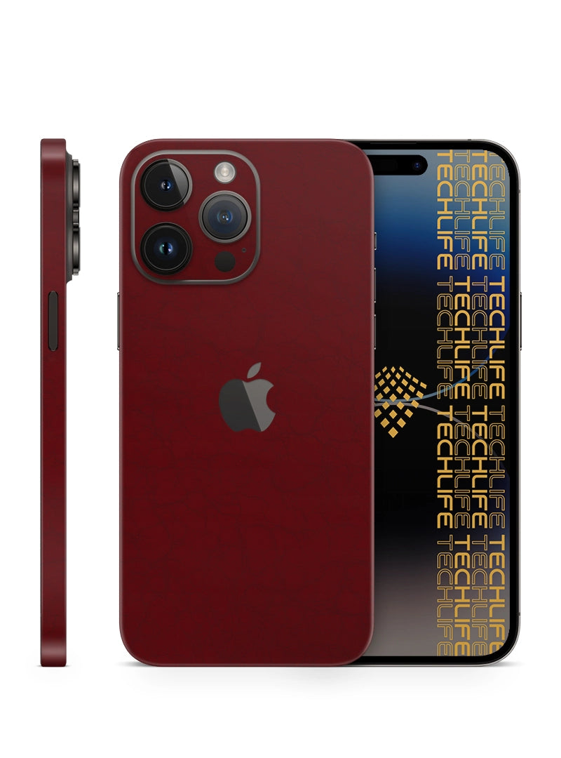 Skin Premium Cocodrilo Rojo iPhone 15 Pro