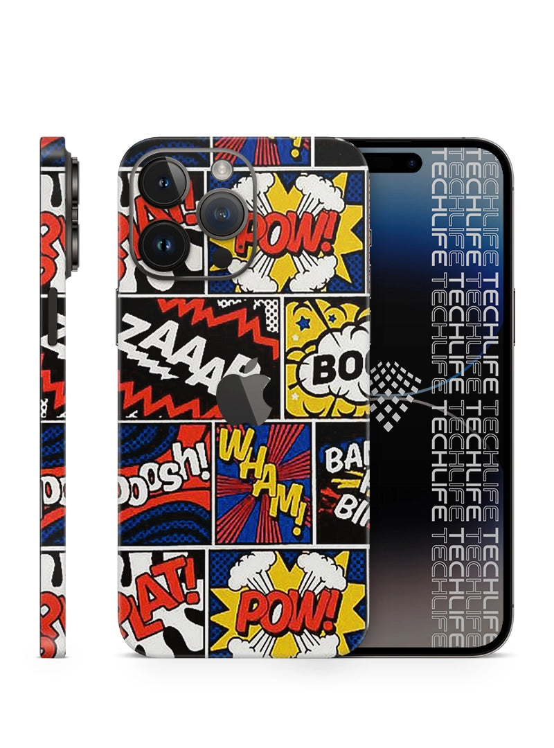 Skin Silver Pow iPhone 14 Pro