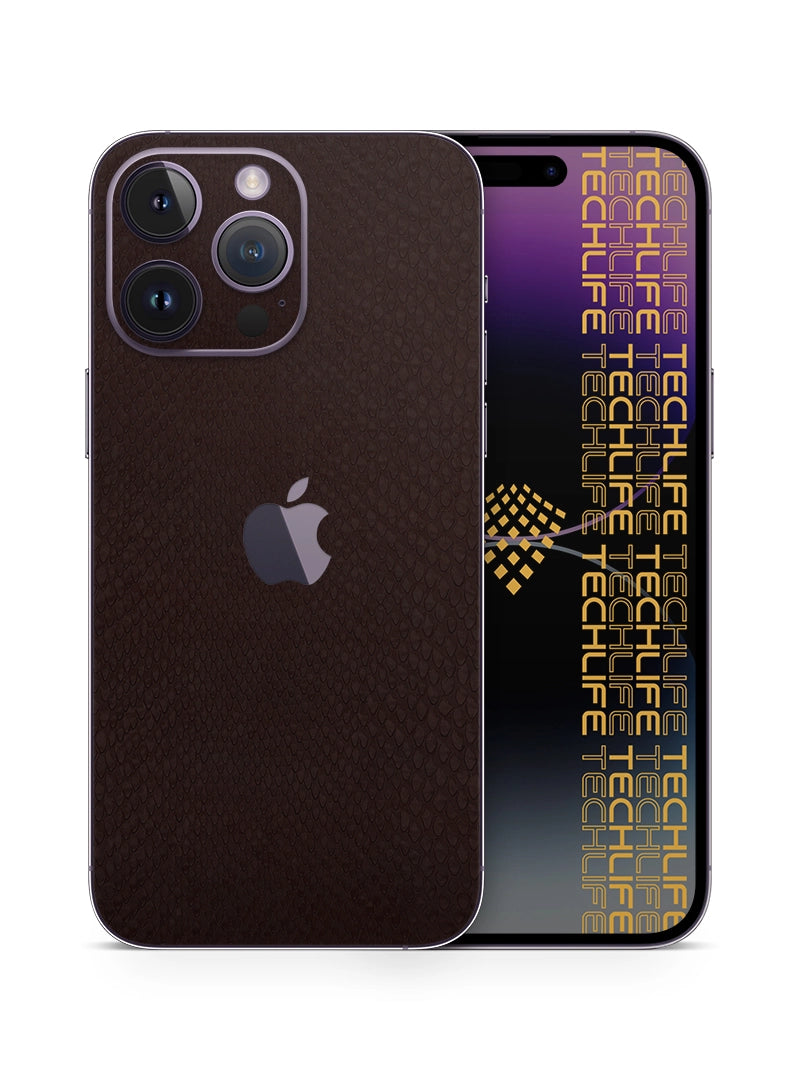 Skin Premium Reptil Café iPhone 14 Pro Max