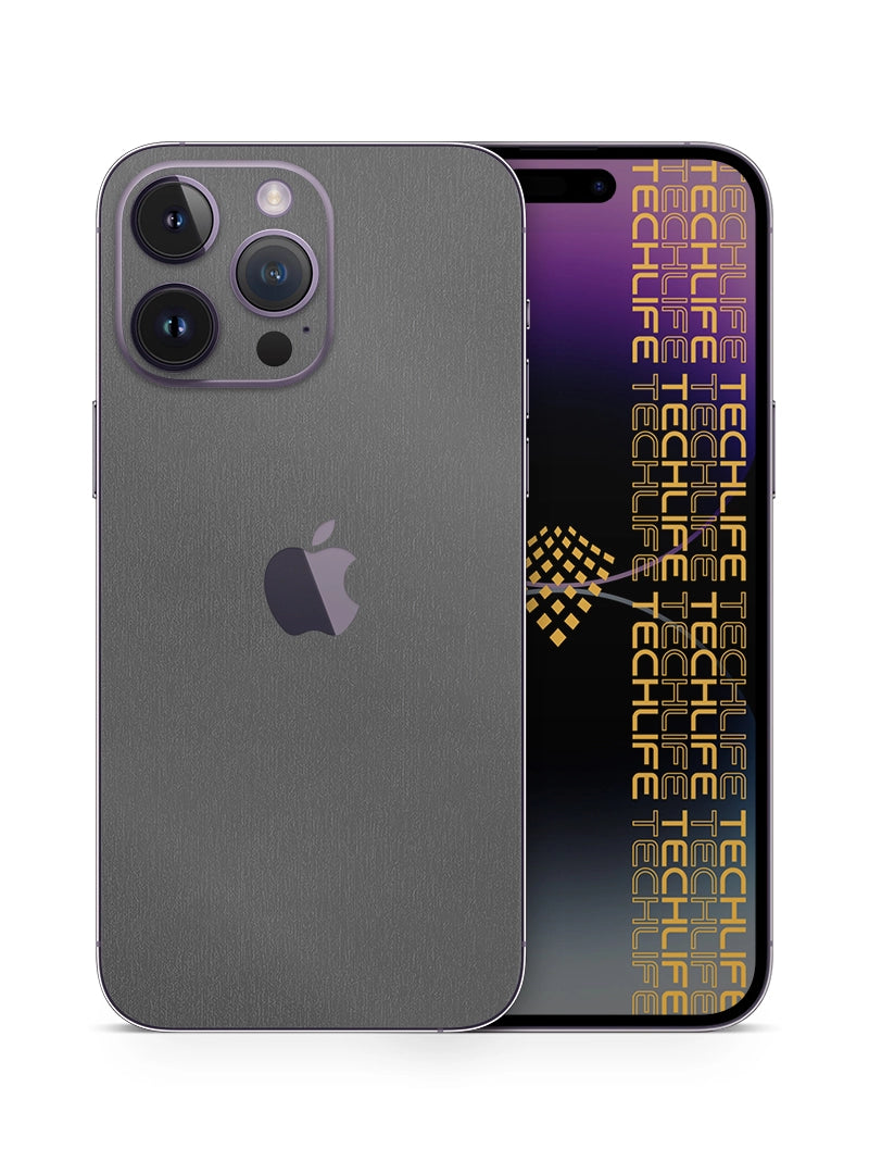 Skin Premium Pluma Gris iPhone 14 Pro Max