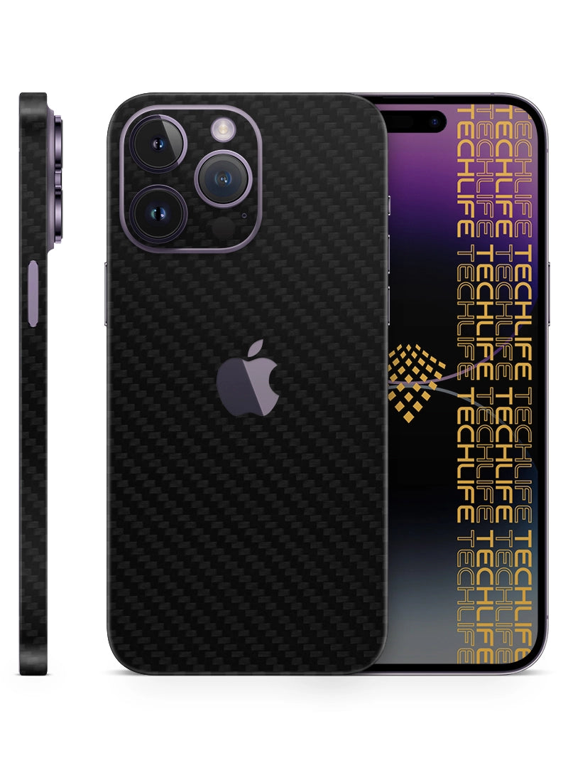 Skin Premium Carbono Negro iPhone 14 Pro Max