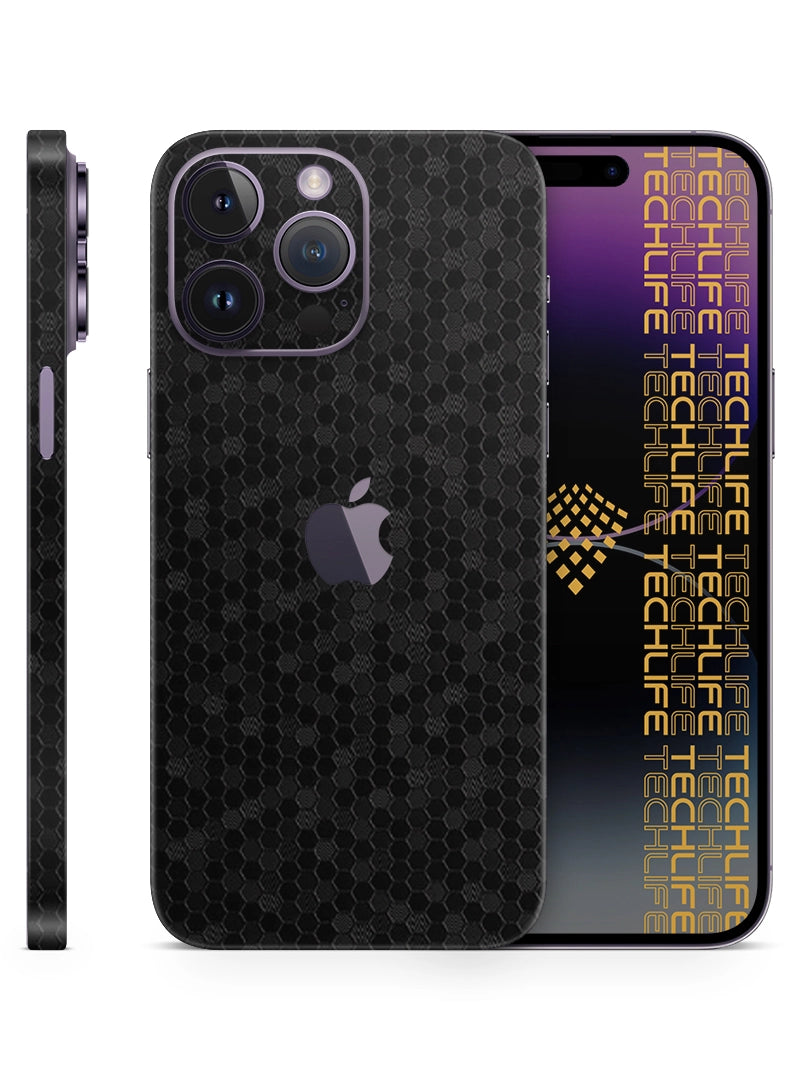 Skin Premium HexaTech Abismo Negro iPhone 14 Pro Max