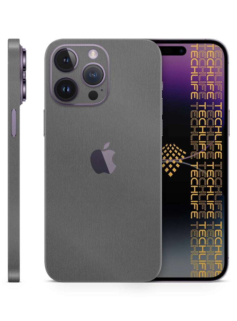 Skin Premium Pluma Gris iPhone 14 Pro Max