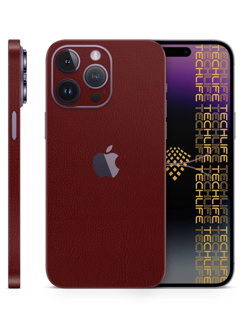 Skin Premium Cuero Merlot iPhone 14 Pro Max