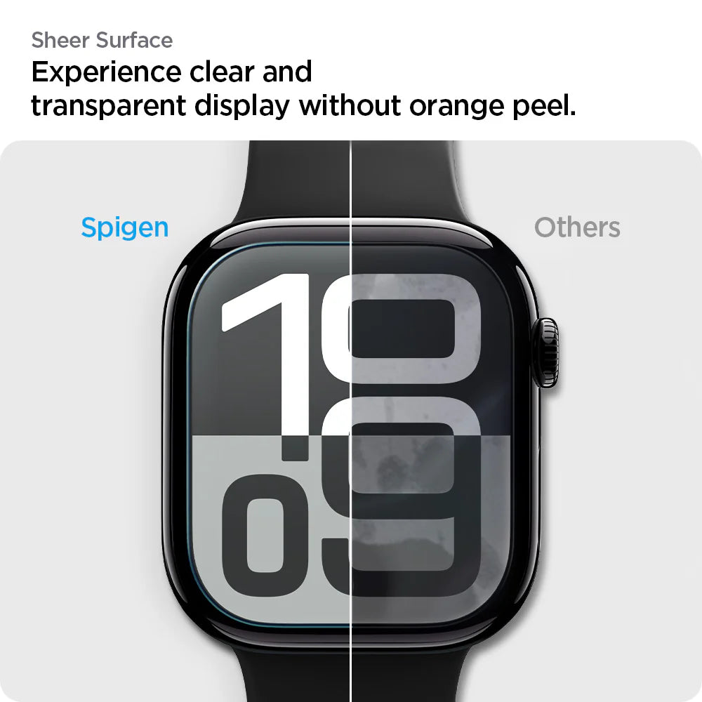 Vidrio Templado Spigen Elite Shield Ez Fit Apple Watch 10 - 42mm