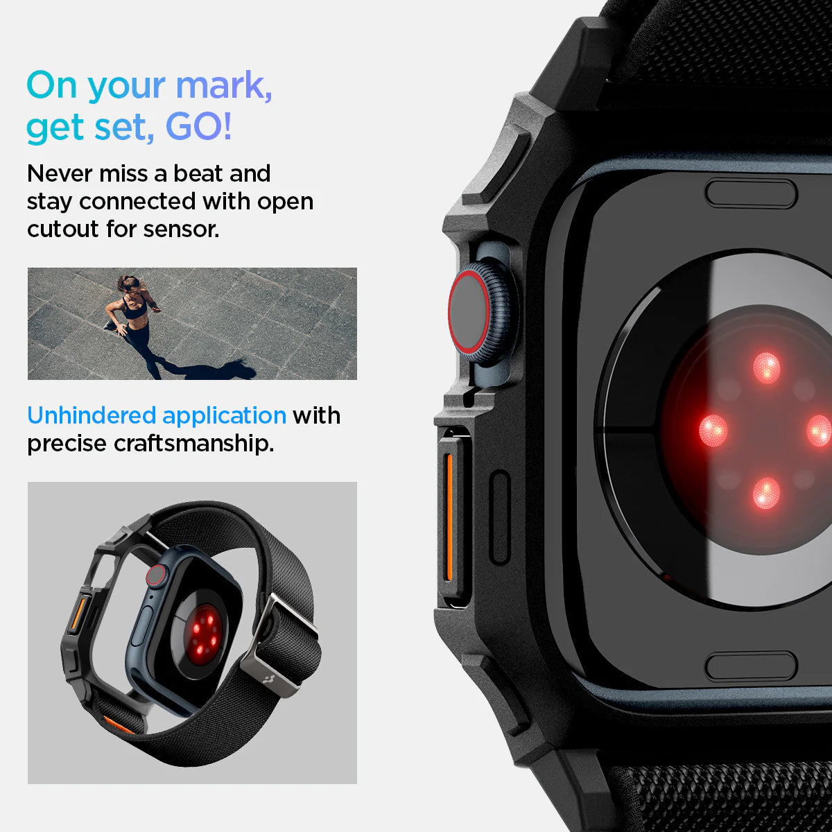 Case + Correa Spigen Lite Fit Pro Apple Watch 10 - 42mm