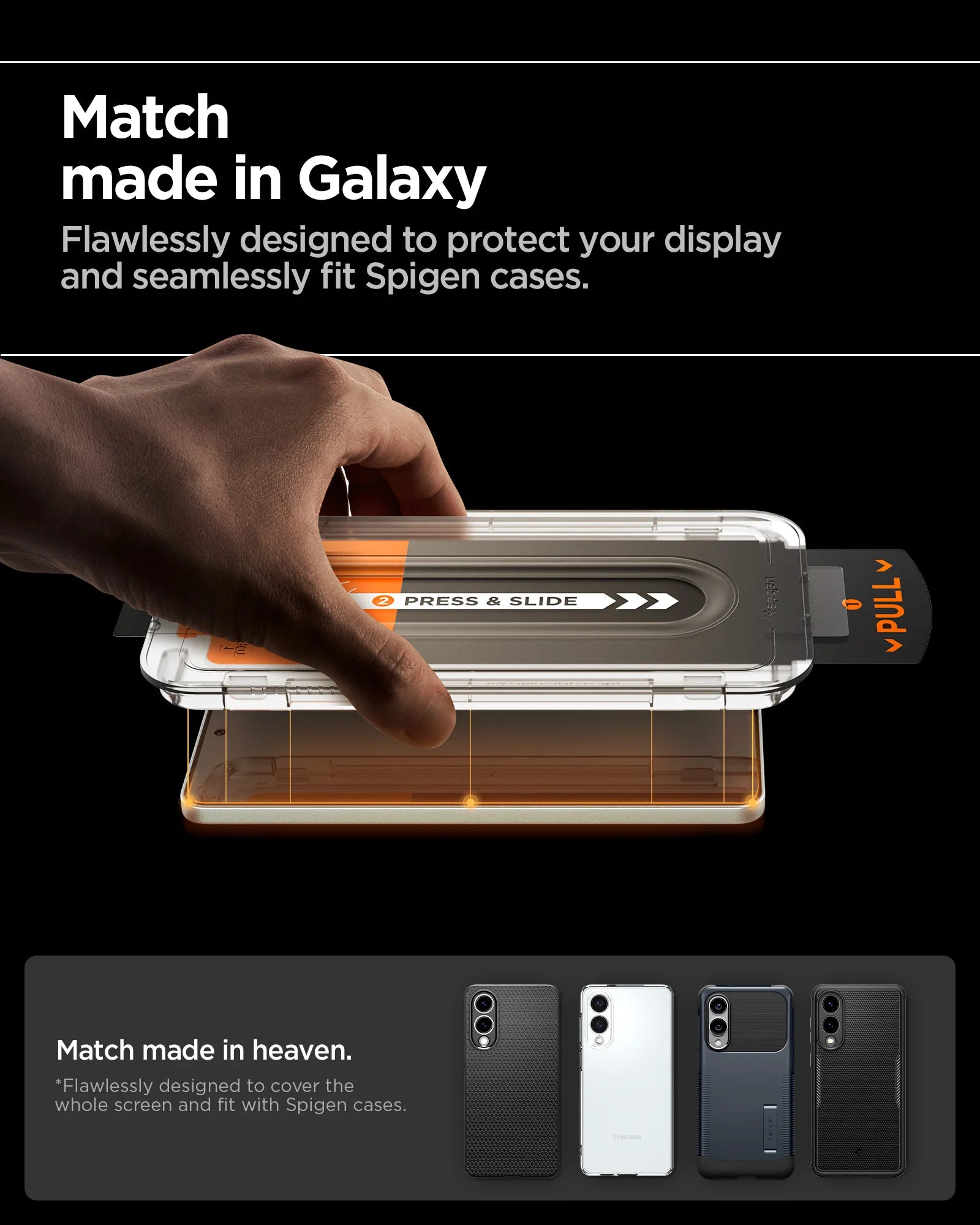 Protector de Pantalla Spigen GLAS.tR EZ Fit Pro Galaxy S25 Edge