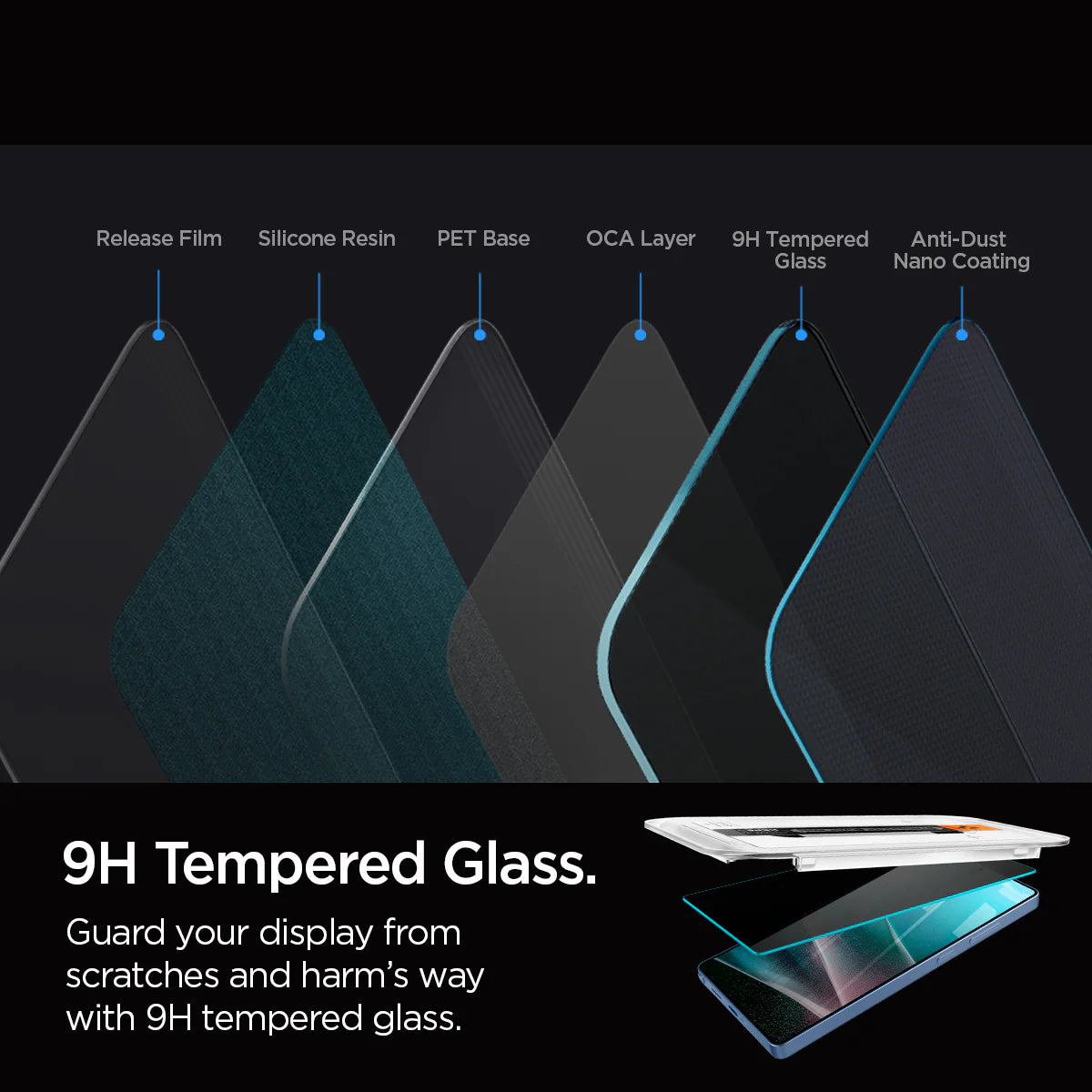Protector de pantalla Spigen EZ FIT GLAS.tR Privacy Galaxy S25 Ultra