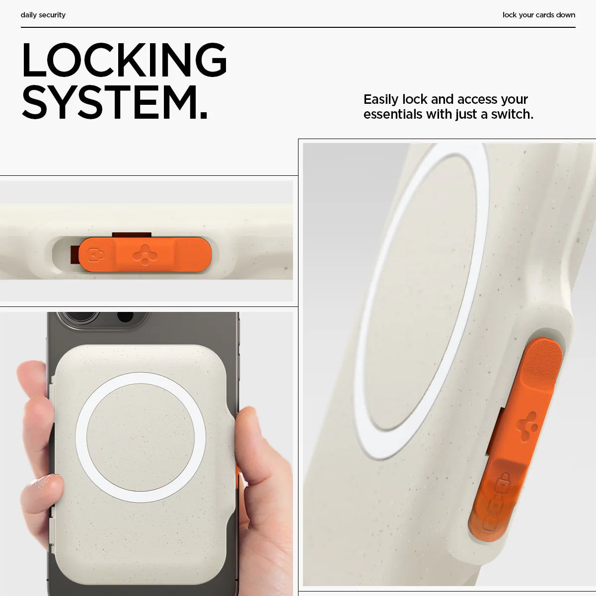 Tarjetero Spigen Card Holder Tintap (MagFit+)