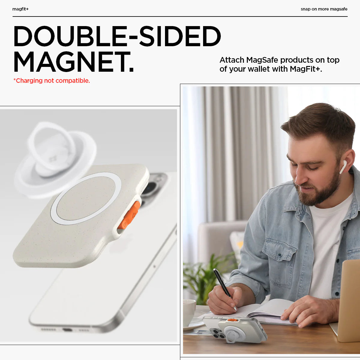 Tarjetero Spigen Card Holder Tintap (MagFit+)