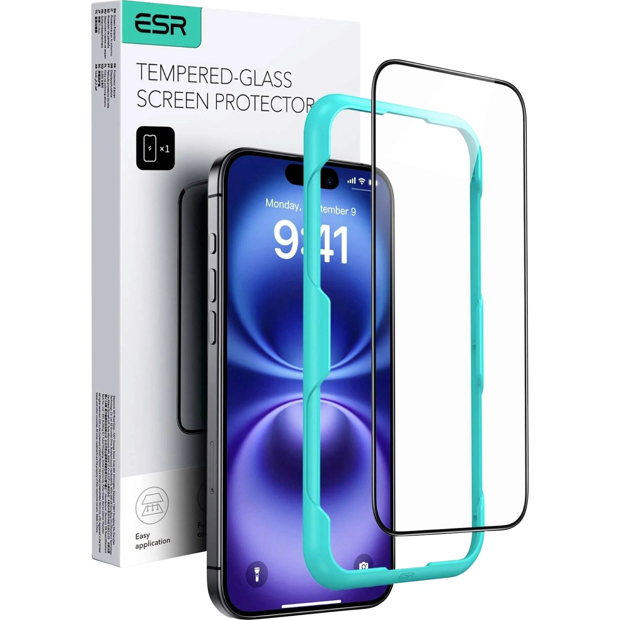 Protector de Pantalla Vidrio Templado ESR iPhone 15 Pro Max