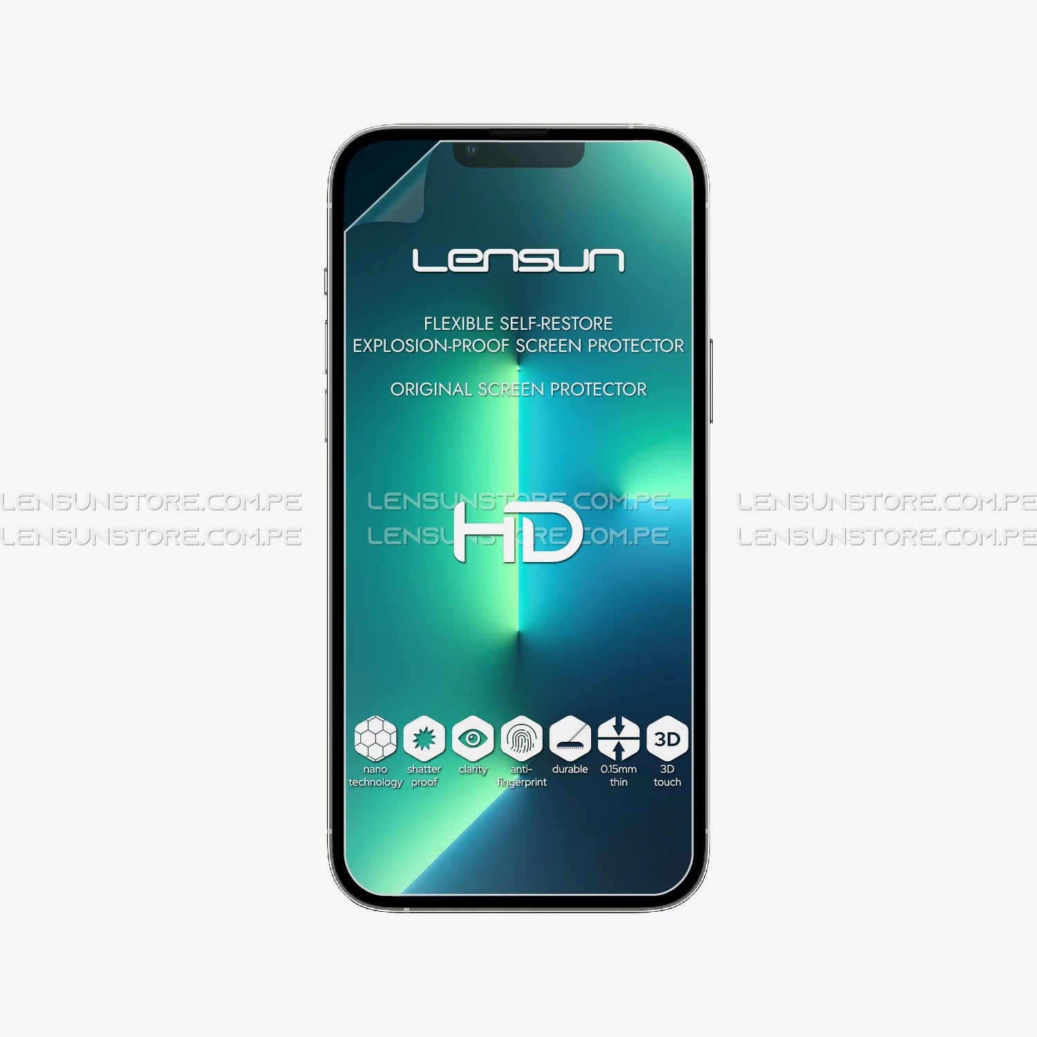 Protector de Pantalla Lensun HD iPhone 13 Pro Max