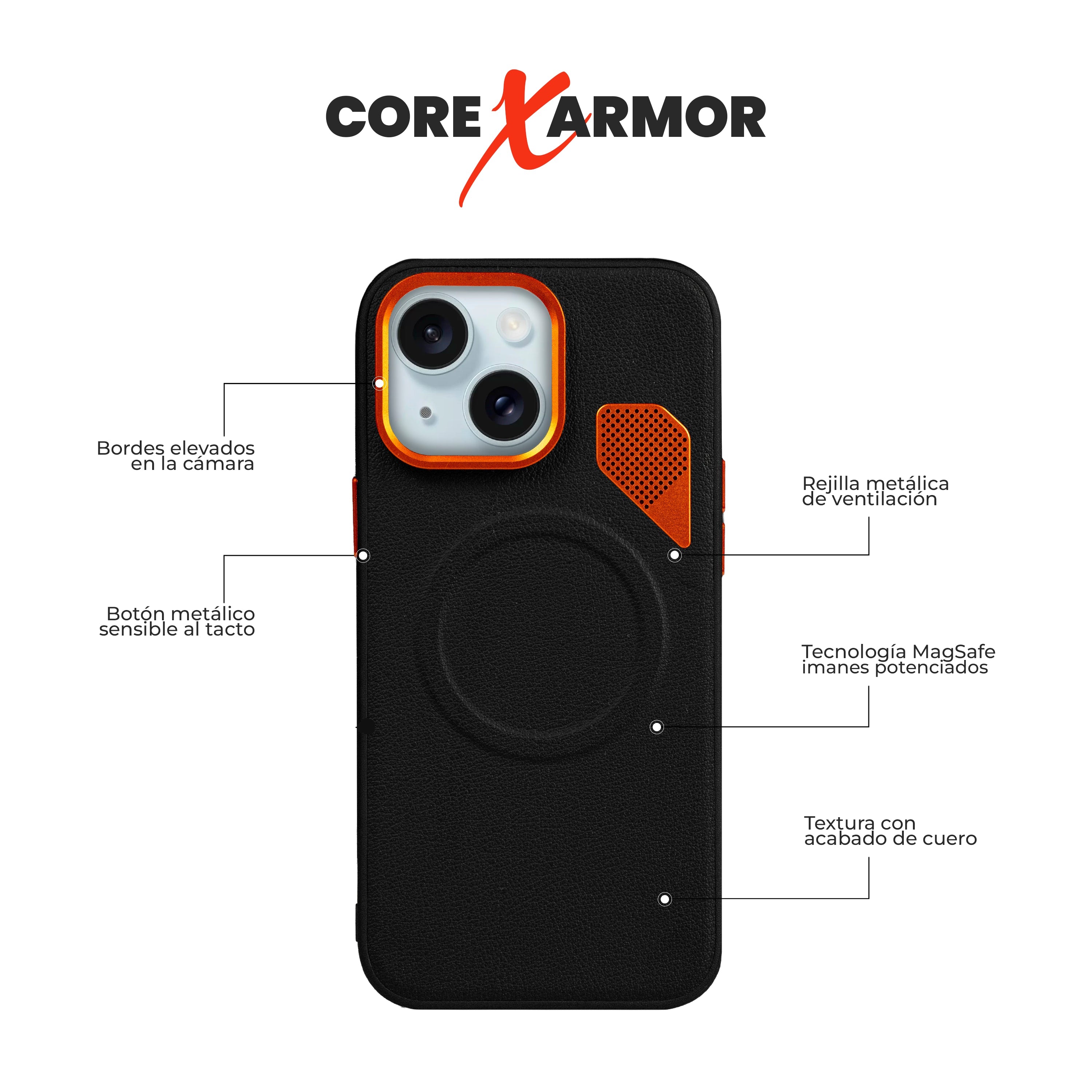 Case Core X Armor - iPhone 15 (MagSafe)