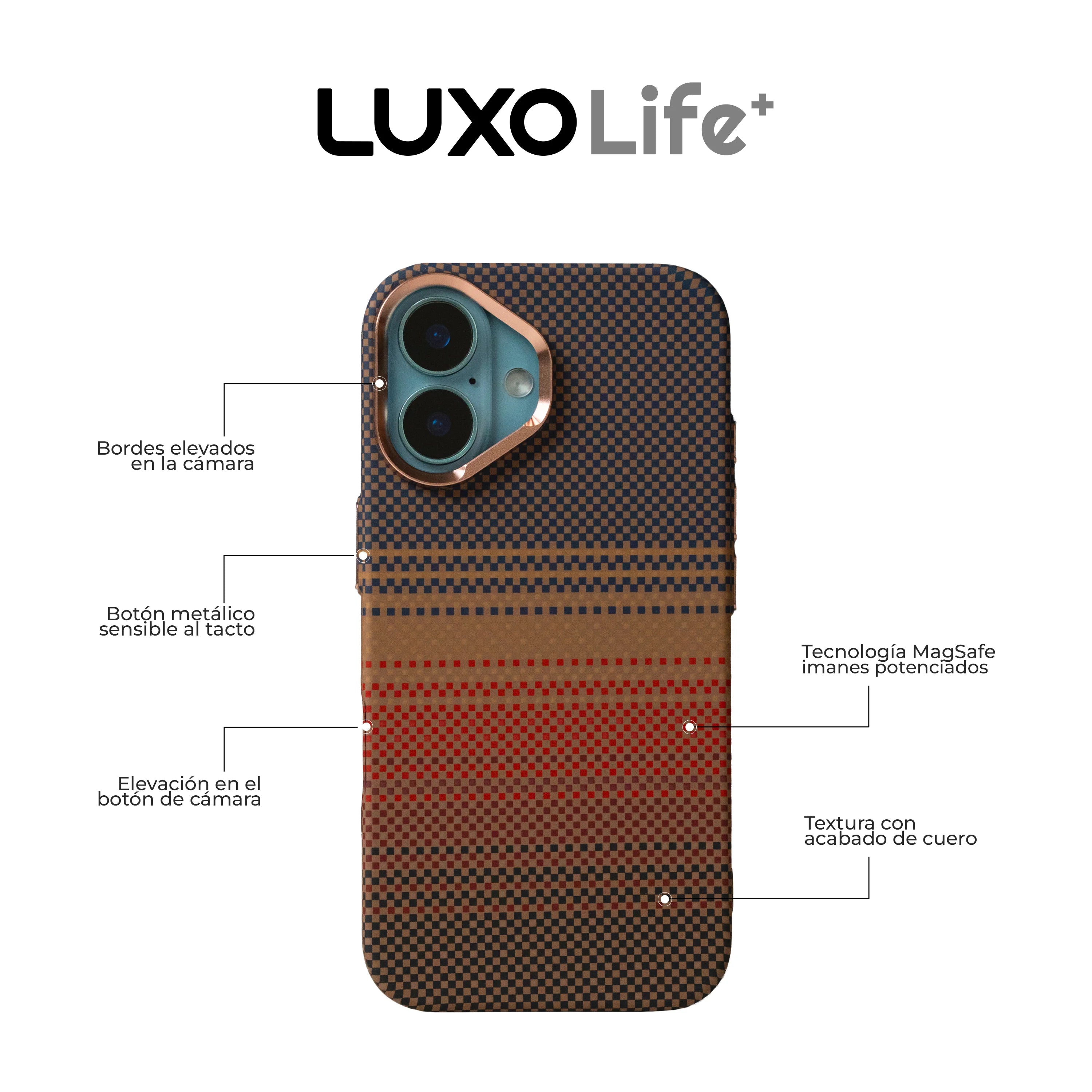 Case Luxo Life - iPhone 16 (MagSafe)