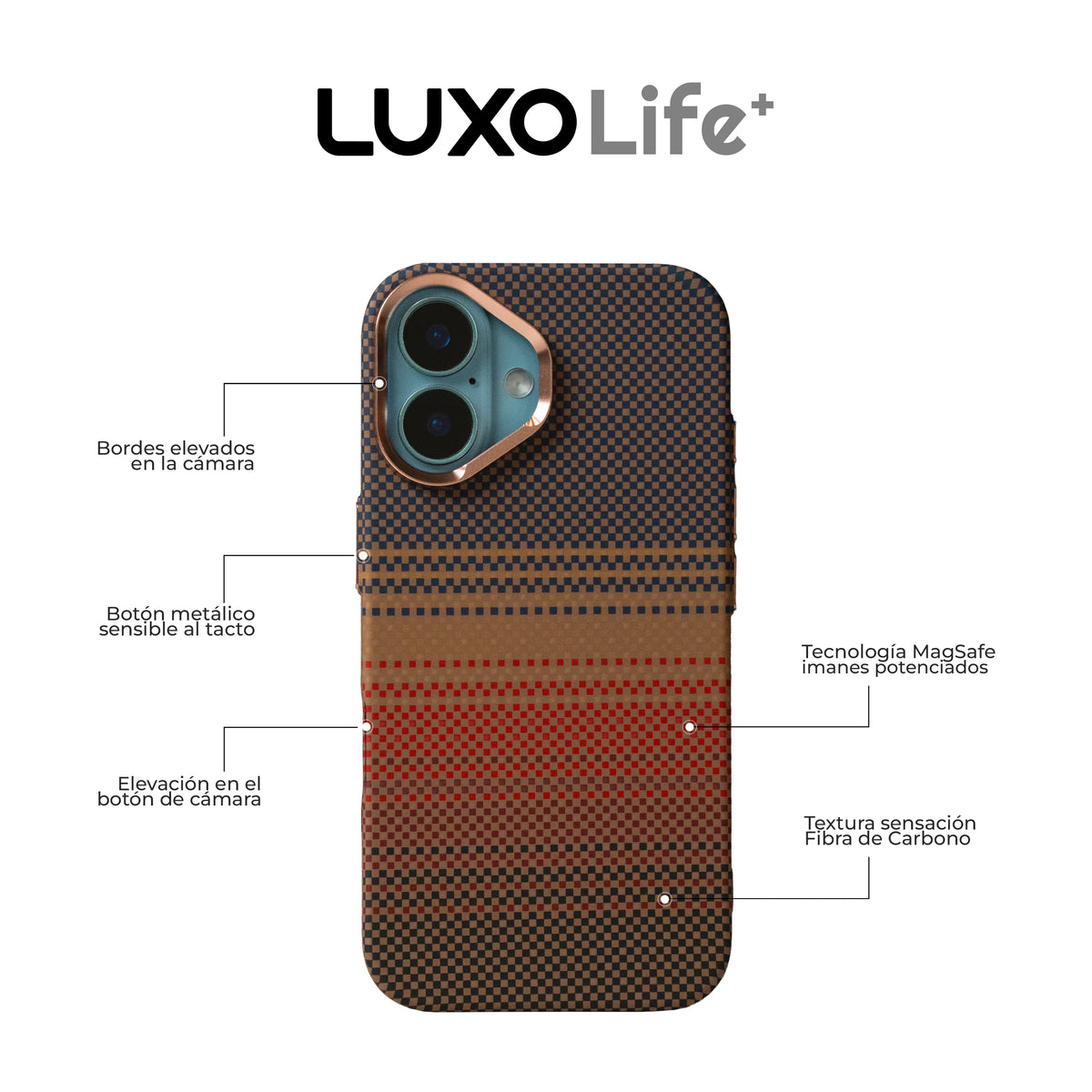 Case Luxo Life - iPhone 17 (MagSafe)