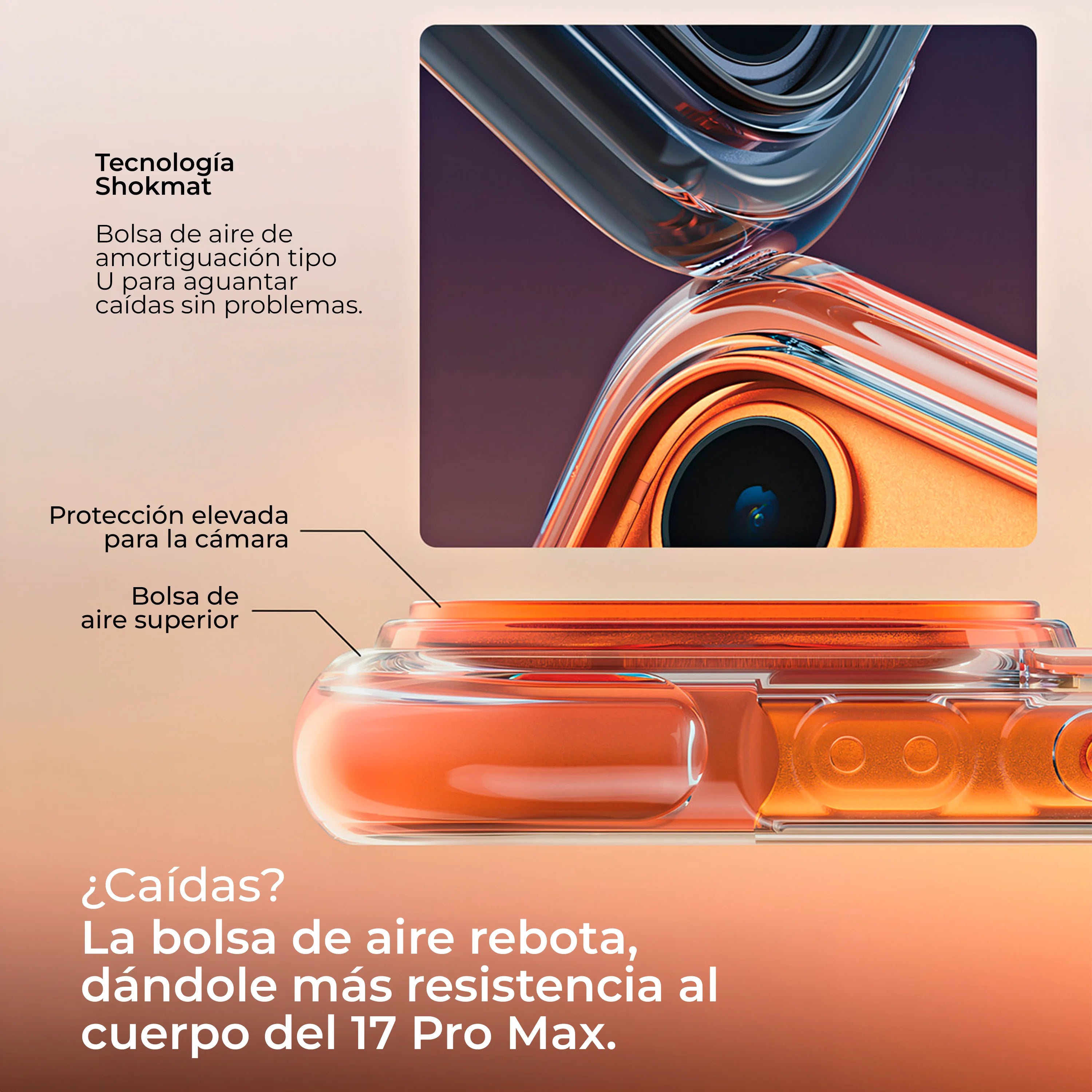 Case AirShock Gloss - iPhone 17 (MagSafe)